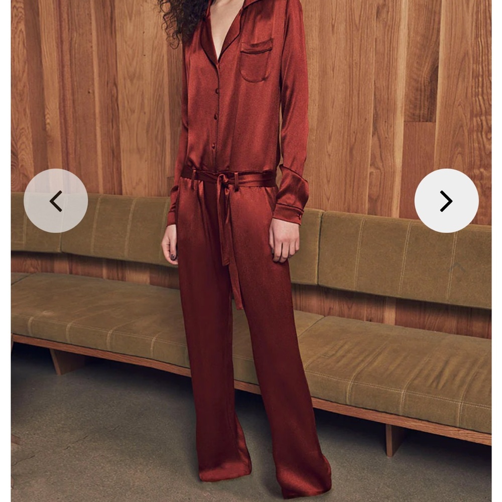 Alexis Gilda Rust Jumpsuit